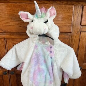 Unicorn Plush Costume with Horn